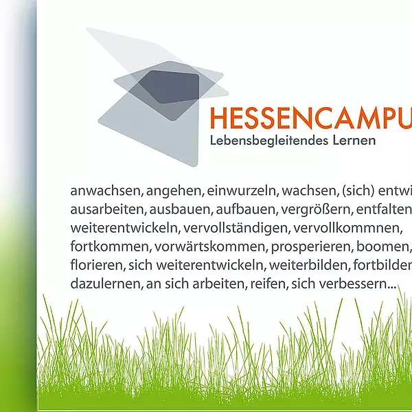 Grafikbanner der Ausstellung zum Thema wachsen.